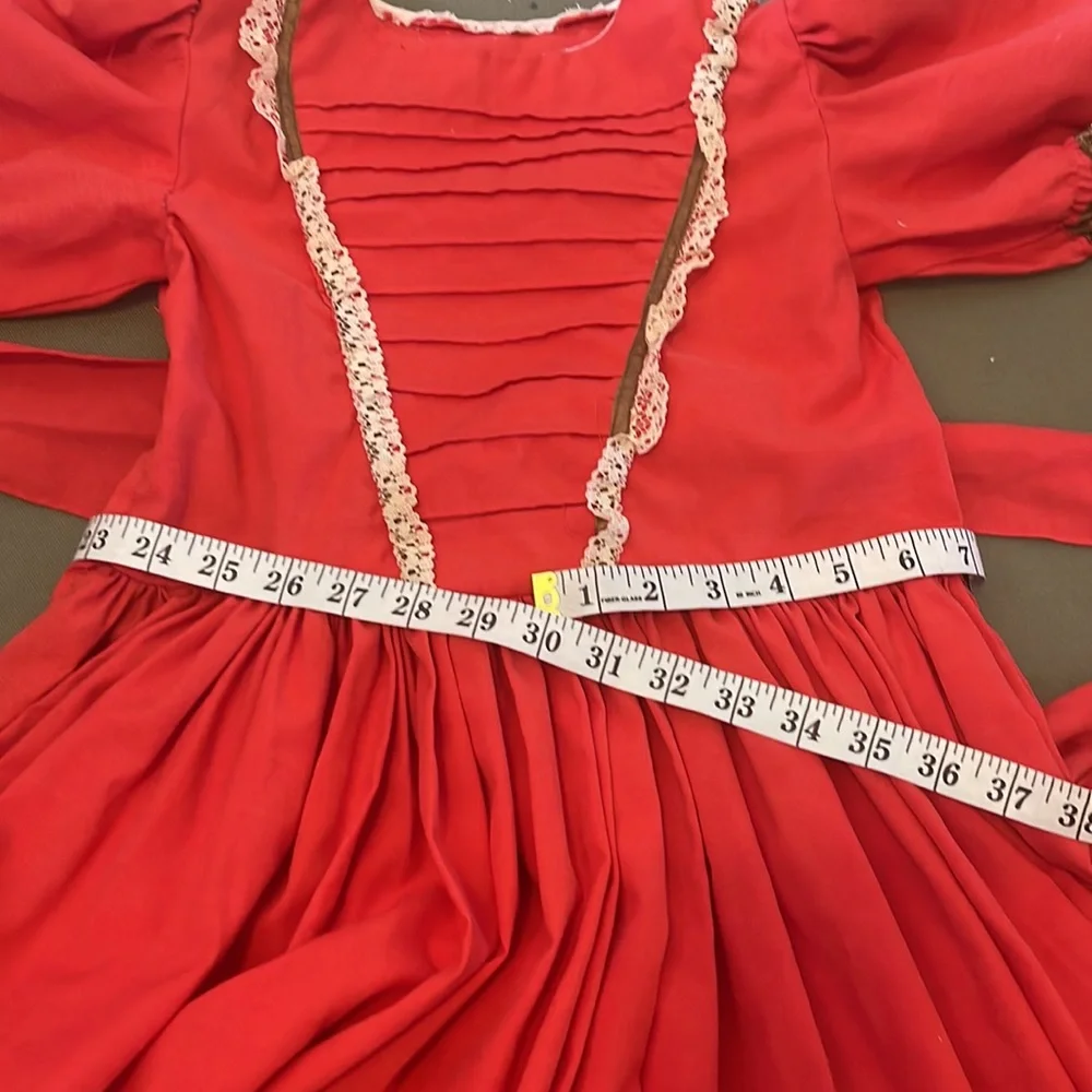 FOLKLORIC BEAUTIFULL Ruffled Girls DRESS - Picture 13 of 13